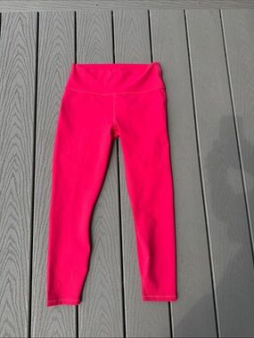 Fabletics Hot Pink Girls' Active Leggings